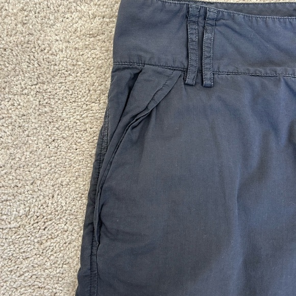 French Connection High Waisted 3-button grey blue Fit Wide-Leg Long Pant Size 10 - Picture 5 of 10